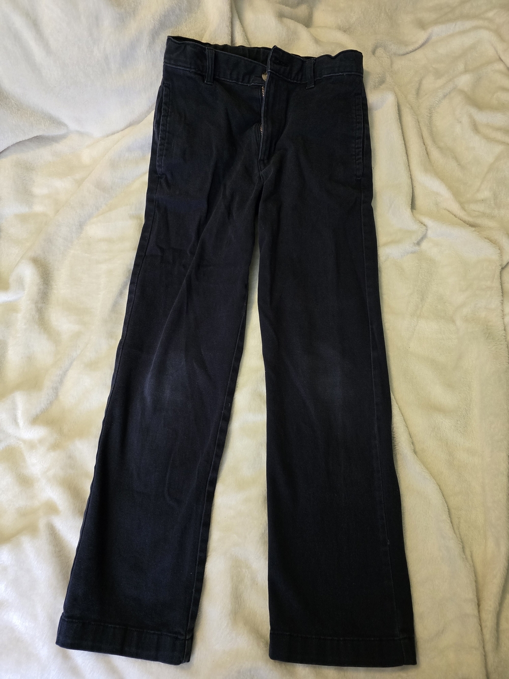 Wonder Nation Dark Navy Adjustable Waist Pants Size 12R School Uniform